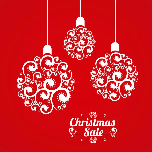 Christmas sale — Stock Vector