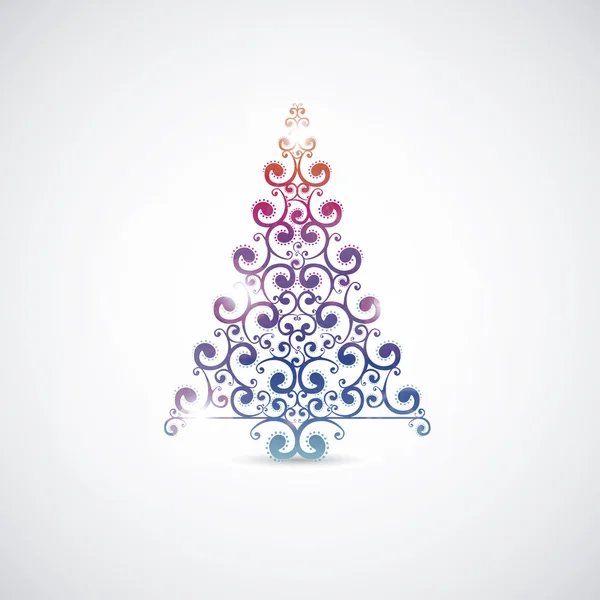 Arbre de Noël — Image vectorielle