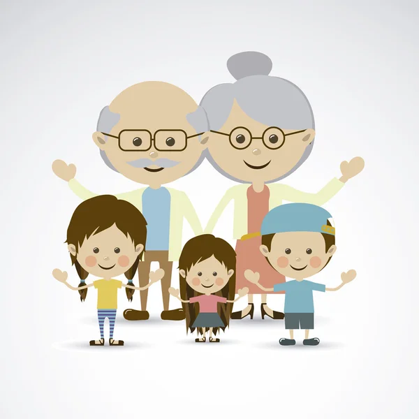 Grands-parents — Image vectorielle