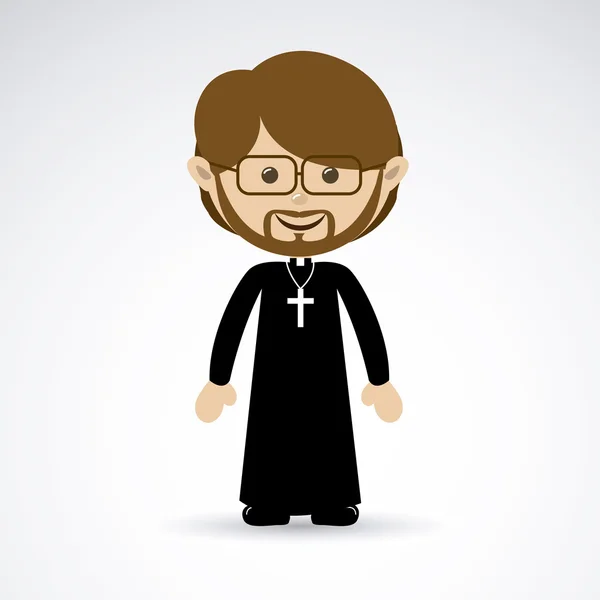 Священик дизайн — стоковий вектор
