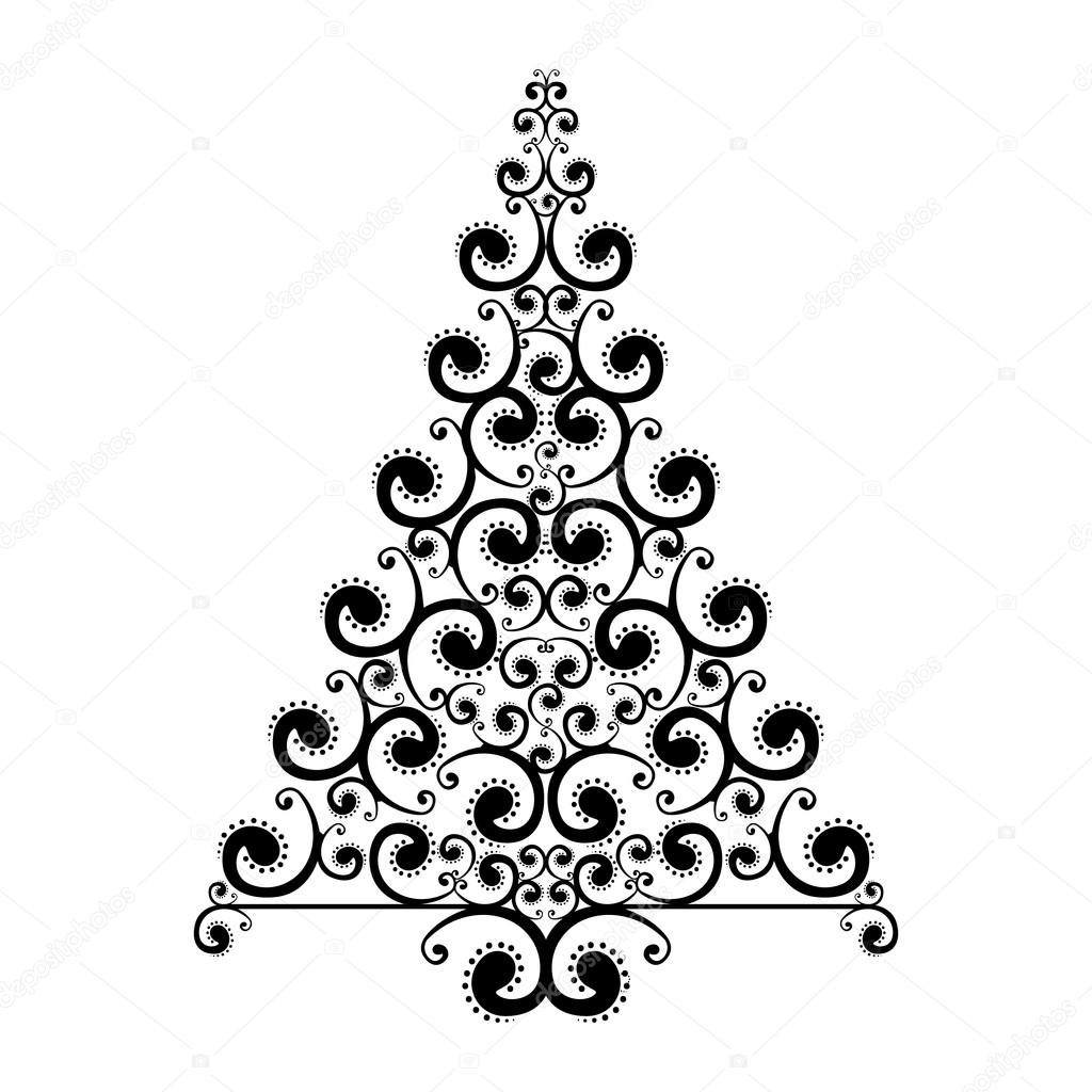 Árvore Natal imagem vetorial de © grgroupstock #32041441