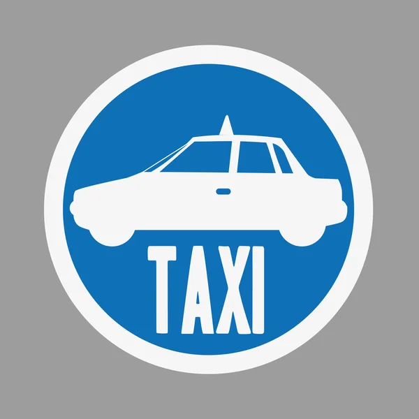 Taxi etiket — Stockvector