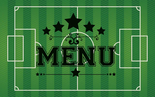 Menu sportif — Image vectorielle