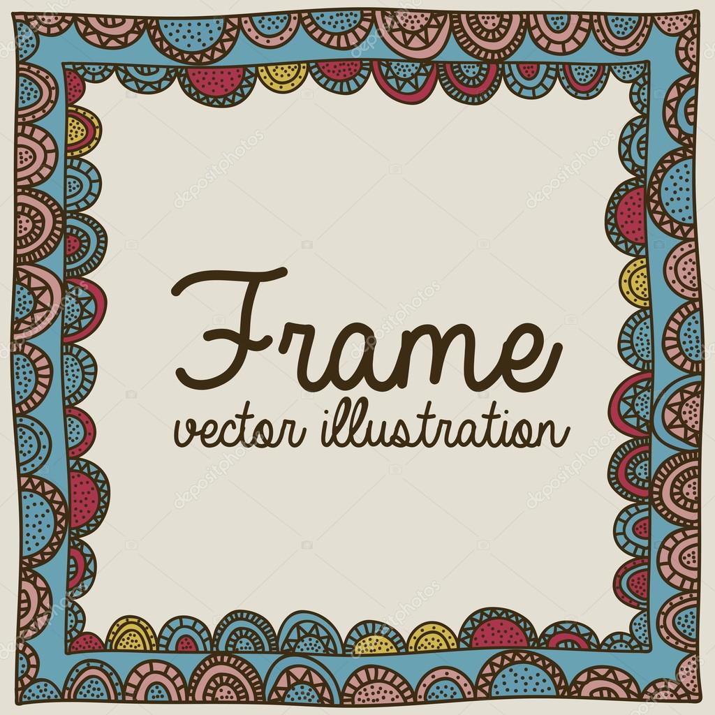 Frame drawing Stock Vector Image by ©grgroupstock 33186569