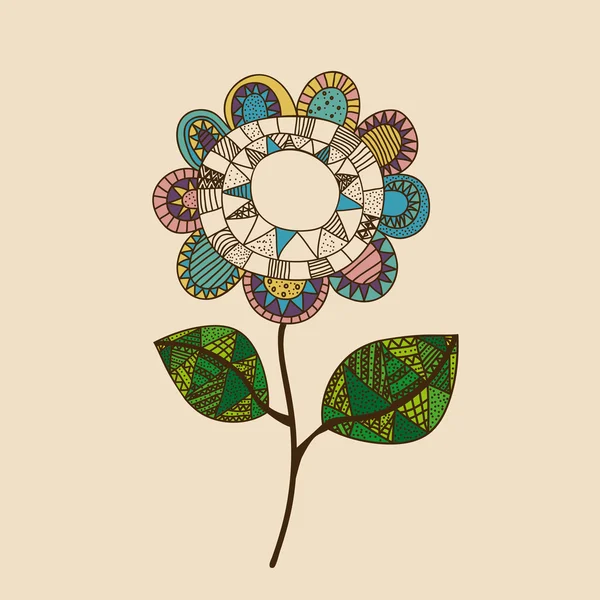 Dessin floral — Image vectorielle