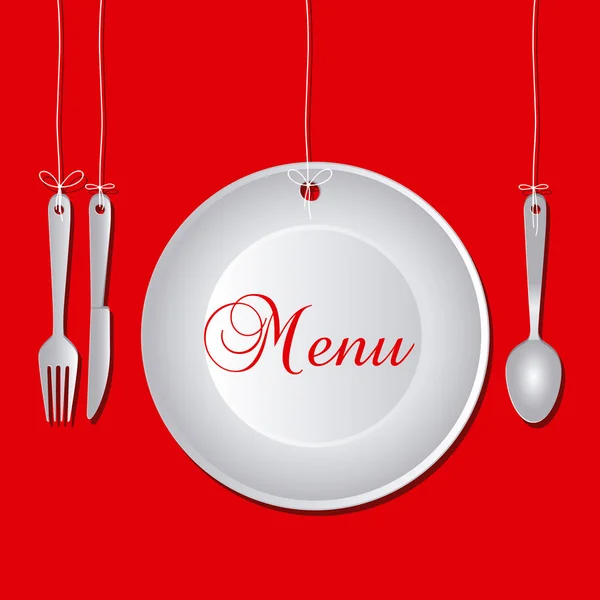 Conception de menu — Image vectorielle