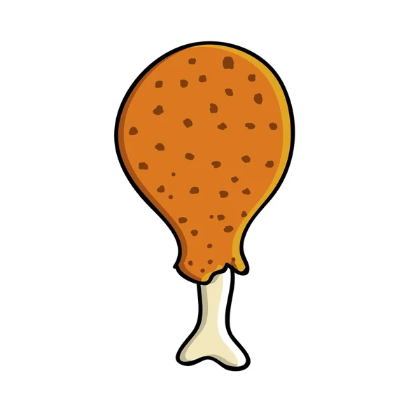 Drumstick tekening — Stockvector