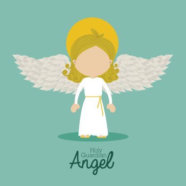 holy guardian angel clipart