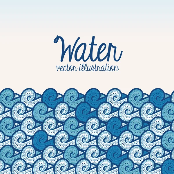 Voda — Stockový vektor