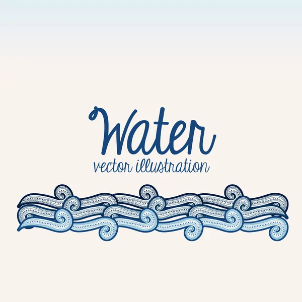 Voda — Stockový vektor