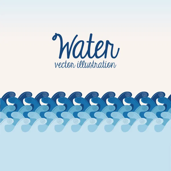 Woda — Wektor stockowy