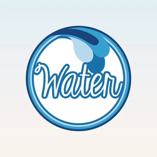 Wasser — Stockvektor