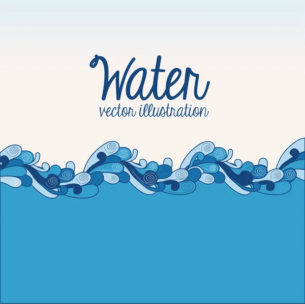 Agua. — Vector de stock