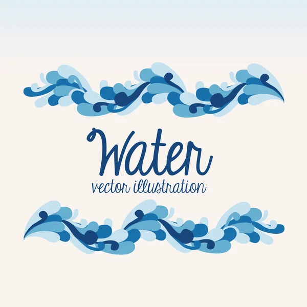 Agua. — Vector de stock