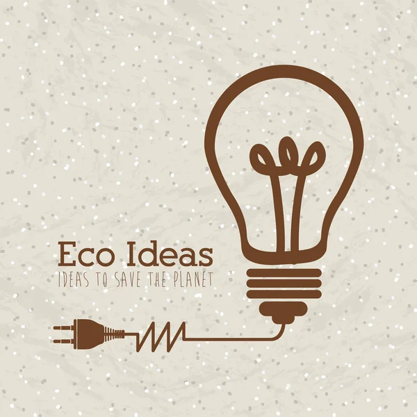 Eco ideeën — Stockvector