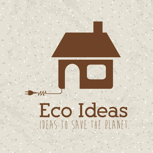 Idee eco — Vettoriale Stock