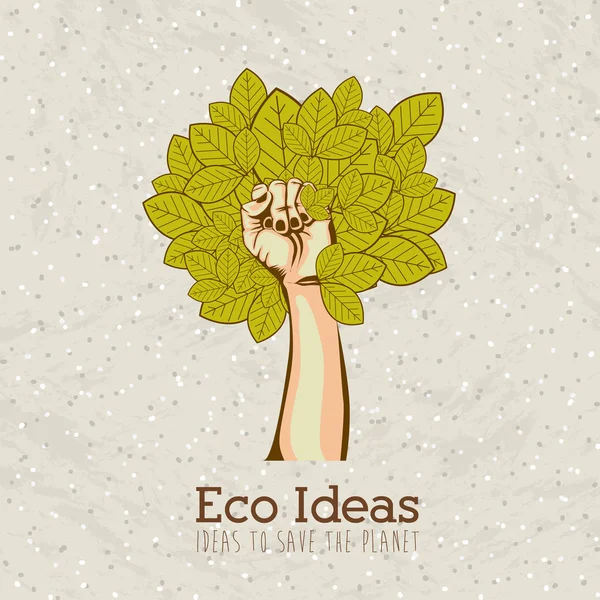 Eco ideas — Stock Vector