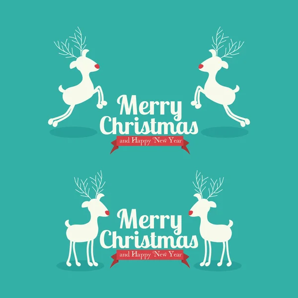 Noël et bonne année — Image vectorielle