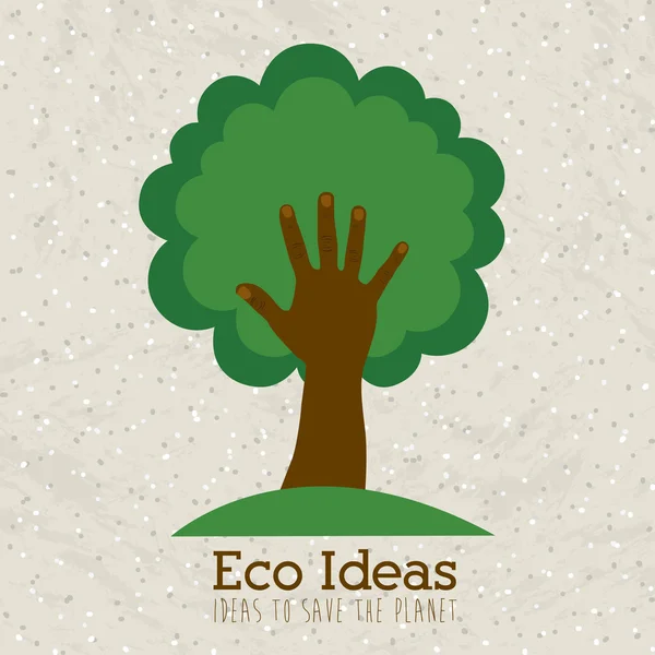 Ideias ecológicas — Vetor de Stock