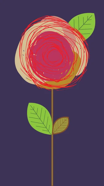 Dessin floral — Image vectorielle