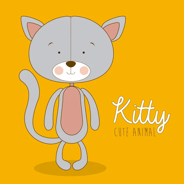 Kitty-Design — Stockvektor