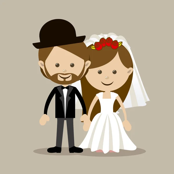 Married design — Stock Vector