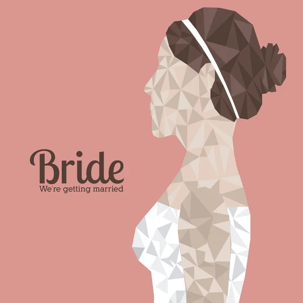 Bride design — Stock Vector