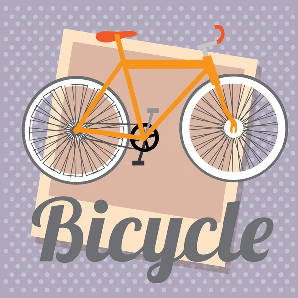 Bicycle design — Stock Vector