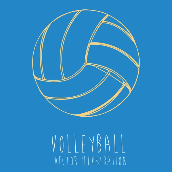 Volley-ball — Image vectorielle