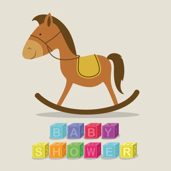 Baby shower — Stock Vector