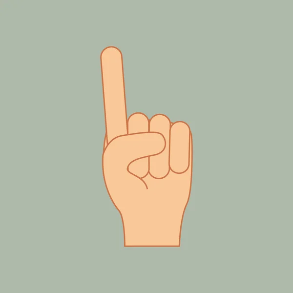 Geste des mains — Image vectorielle
