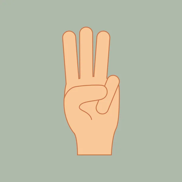 Руки-жест — стоковий вектор