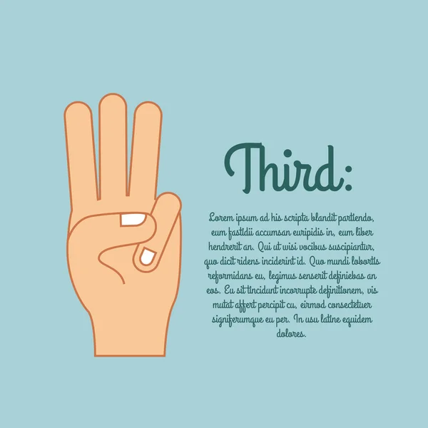Χέρια χειρονομία — Διανυσματικό Αρχείο