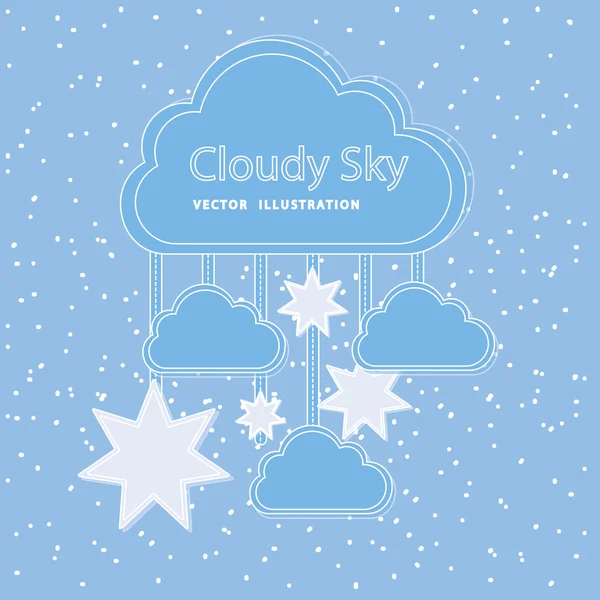 Design de nuvens —  Vetores de Stock