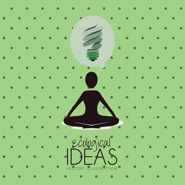 Bulbs design — Stock Vector