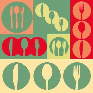 kitchen icons clipart