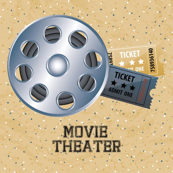 Movie theater — Stock Vector