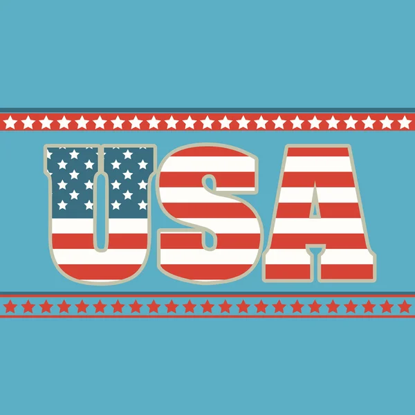 Diseño de usa — Vector de stock