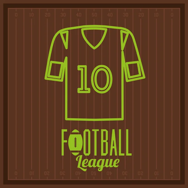 Fútbol americano — Archivo Imágenes Vectoriales