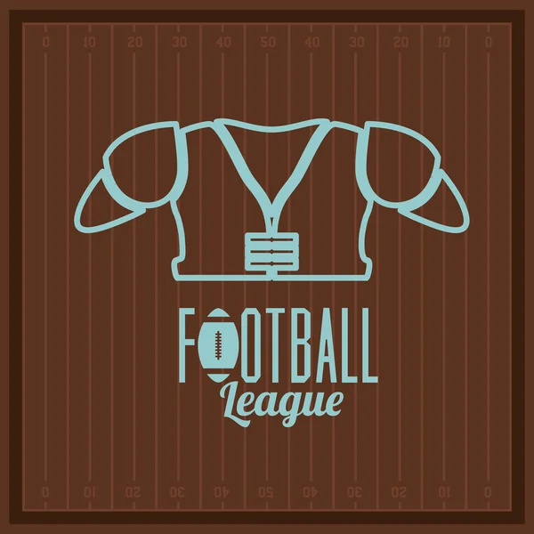 Football americano — Vettoriale Stock