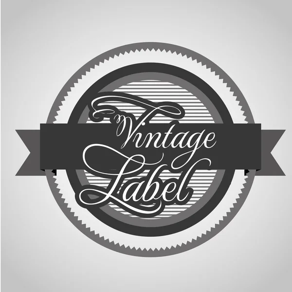 Étiquette vintage — Image vectorielle