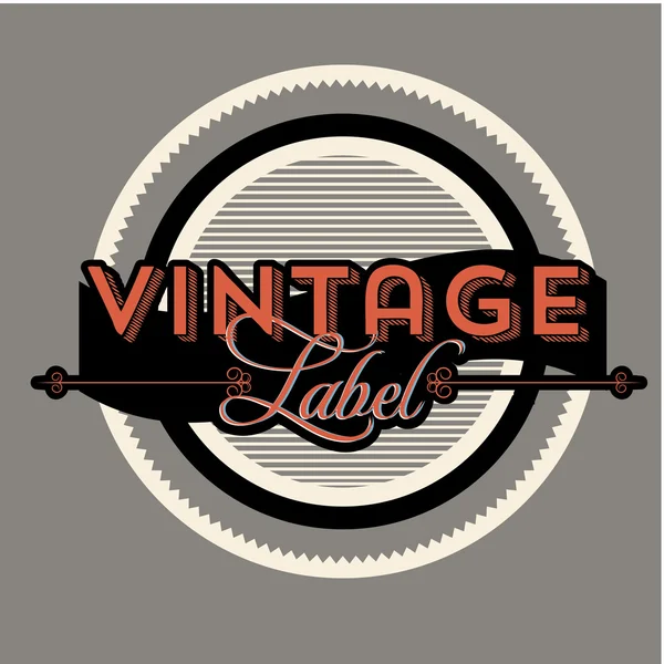 Vintage-Label — Stockvektor