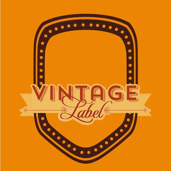 Vintage label — Stock Vector