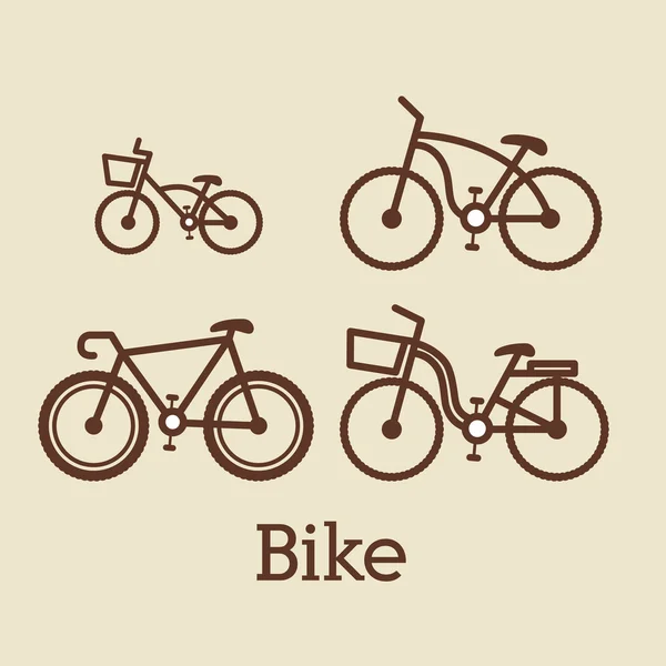 Fahrraddesign — Stockvektor