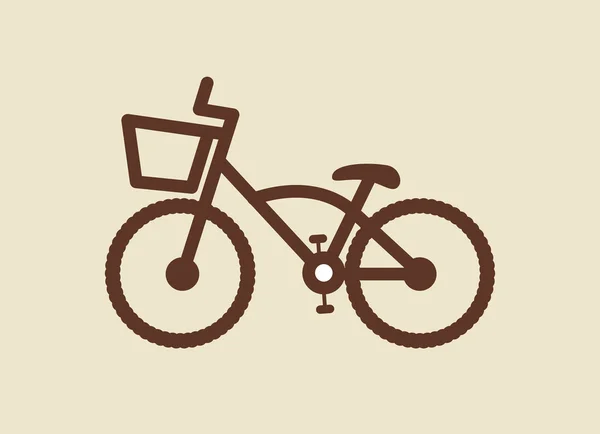 Diseño de bicicleta — Vector de stock