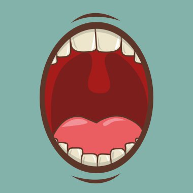 mouth design clipart