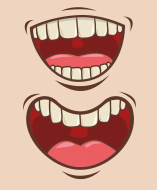 mouth design clipart