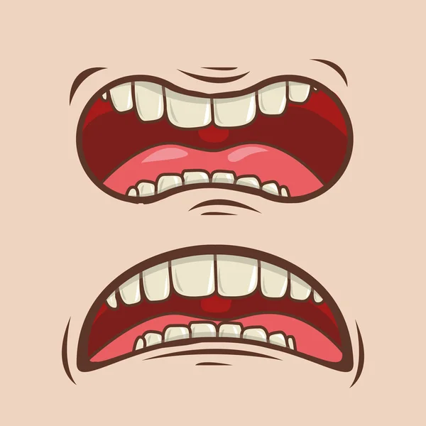 Рот дизайн — стоковый вектор