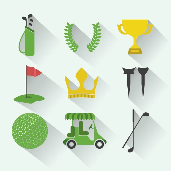 Diseño de golf — Archivo Imágenes Vectoriales