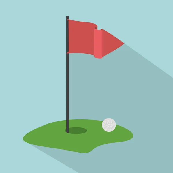 Diseño de golf — Vector de stock